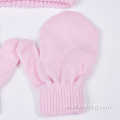 Mustdurchführte gestrickte Hut und gestrickte Handschuhe für Babys